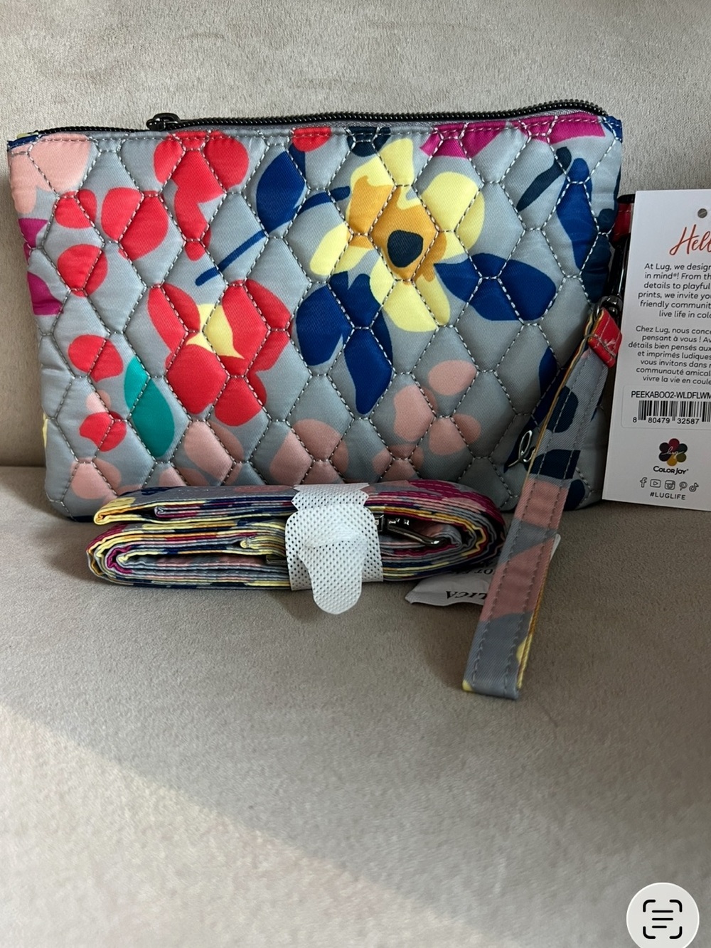 NWT Lug Peekaboo 2 Convertible Crossbody Bag in Wildflower Multi